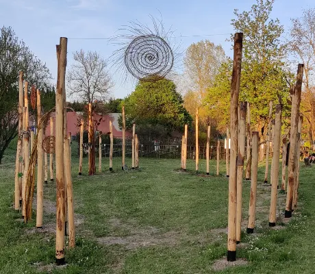 installazione Intrecci di Memoria